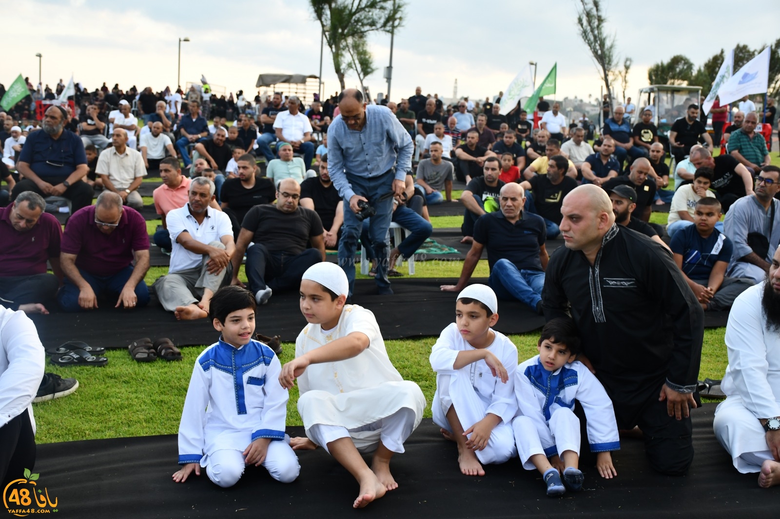 الفيديو الكامل لخطبة صلاة العيد في متنزه العجمي بيافا